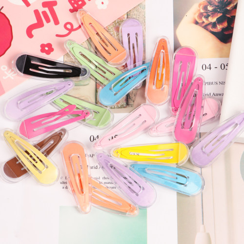 5厘米儿童甜美客气水滴夹透明壳