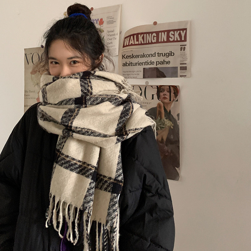 情侣格子ins围巾女秋冬季2025新款韩版百搭学生披肩保暖围脖男潮,服饰配件/皮带/帽子/围巾,围巾/丝巾/披肩,淘宝优惠券,粉丝福利购,淘宝优惠卷