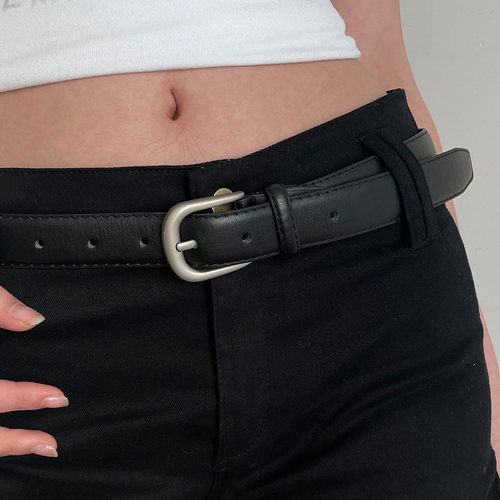 女简约韩版细腰带百搭