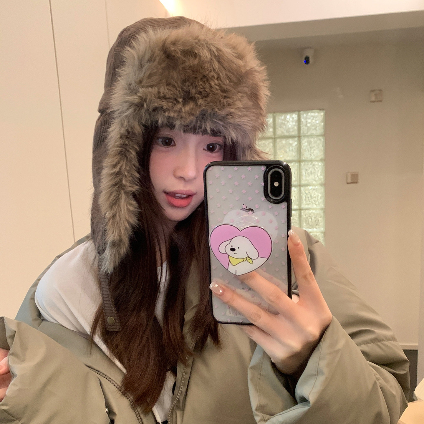 复古毛绒棕色护耳雷锋帽子女冬季大头围加厚保暖套头帽防寒飞行帽,服饰配件/皮带/帽子/围巾,帽子,淘宝优惠券,粉丝福利购,淘宝优惠卷