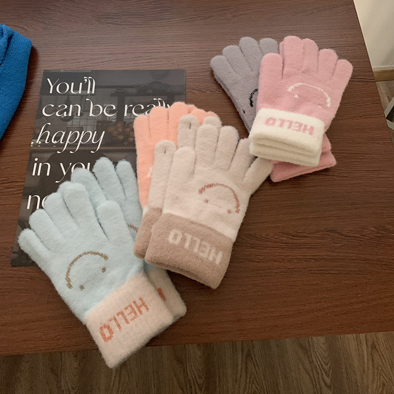 unclecm女触屏玩手机手套保暖