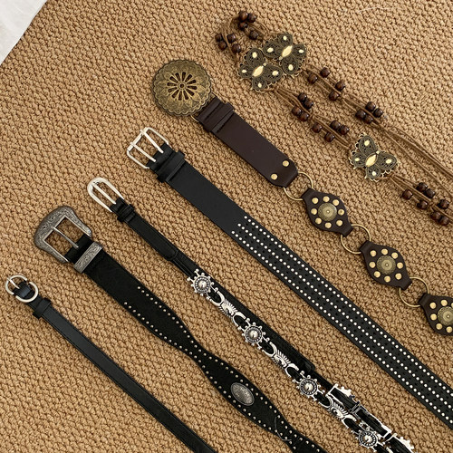 民族风复古气质腰带显瘦百搭