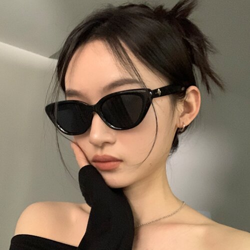 猫眼复古女遮阳墨镜偏光
