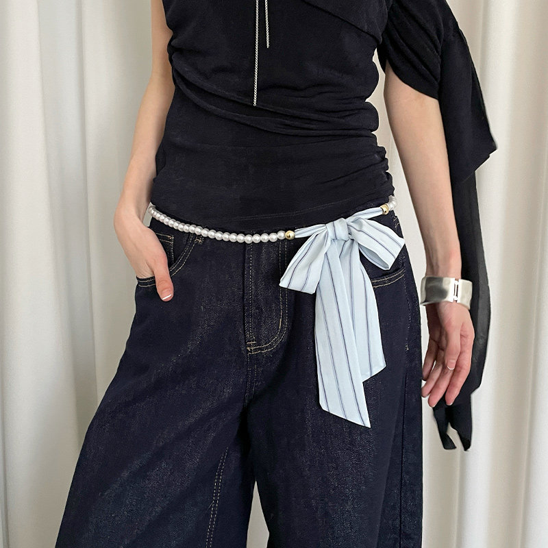 法式高级感仿珍珠条纹腰带女2025年新款丝巾装饰裙子牛仔裤带皮带,服饰配件/皮带/帽子/围巾,腰带/皮带/腰链,淘宝优惠券,粉丝福利购,淘宝优惠卷