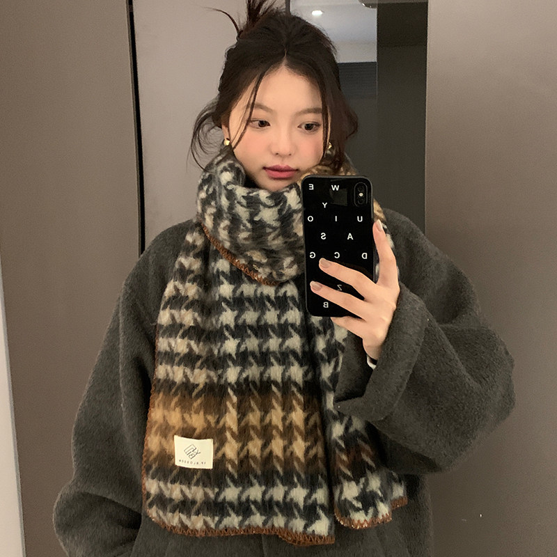 韩版围巾女秋冬季2025新款保暖百搭高级感披肩两用氛围感新年礼物