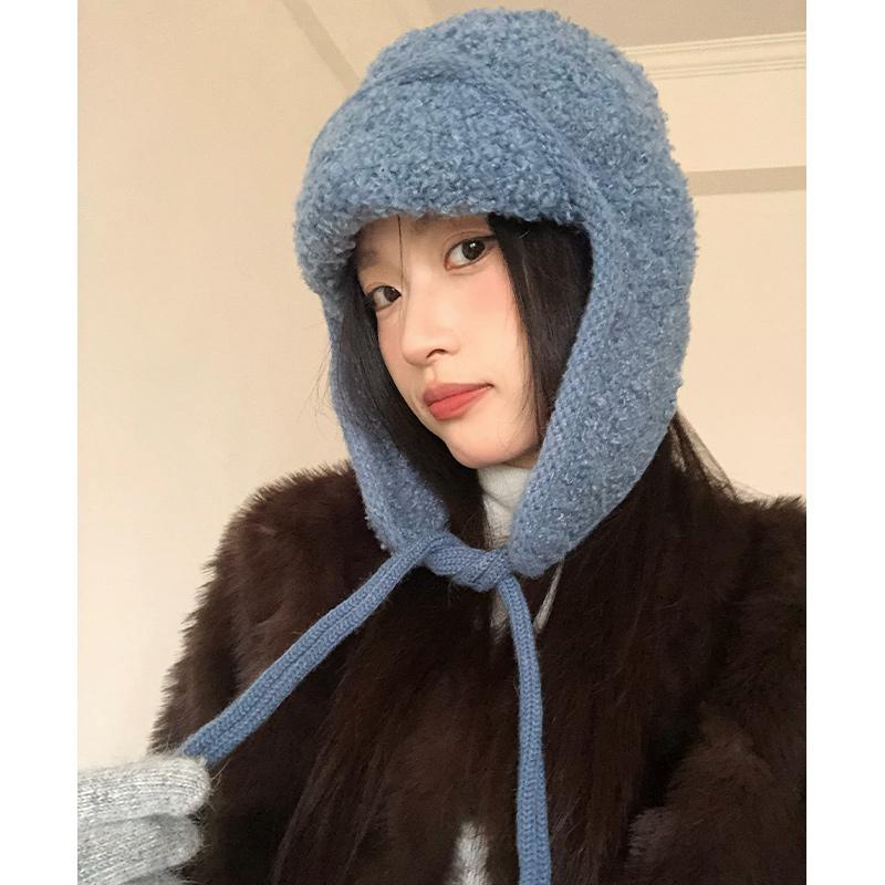 巴拉克拉法帽蓝色女士保暖防寒