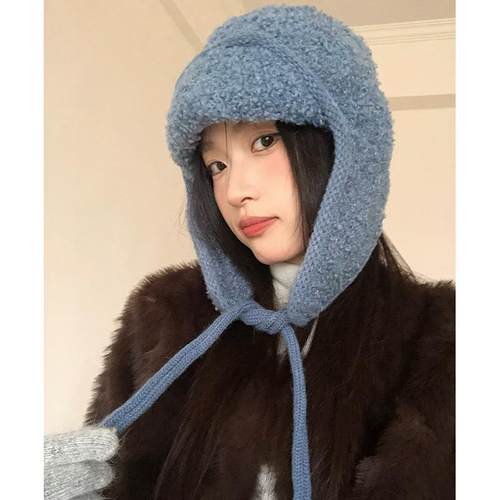 巴拉克拉法帽蓝色女士保暖防寒