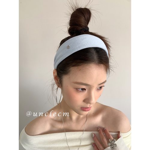 纯色爱心宽边发箍女2026新款头箍