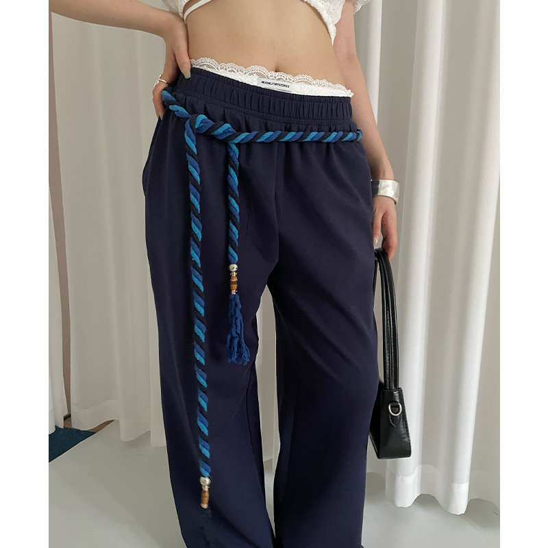 复古民族风拼色编织腰绳女2025新款休闲百搭腰带装饰配裙子牛仔裤,服饰配件/皮带/帽子/围巾,腰带/皮带/腰链,淘宝优惠券,粉丝福利购,淘宝优惠卷