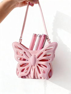 原创3D打印蝴蝶笔筒收纳盒创意礼物摆件手办装饰粉色多种颜色