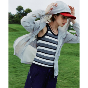 户外山系宽松连帽防泼水防晒透气防晒衣 冰氧新凉皮 轻盈无压