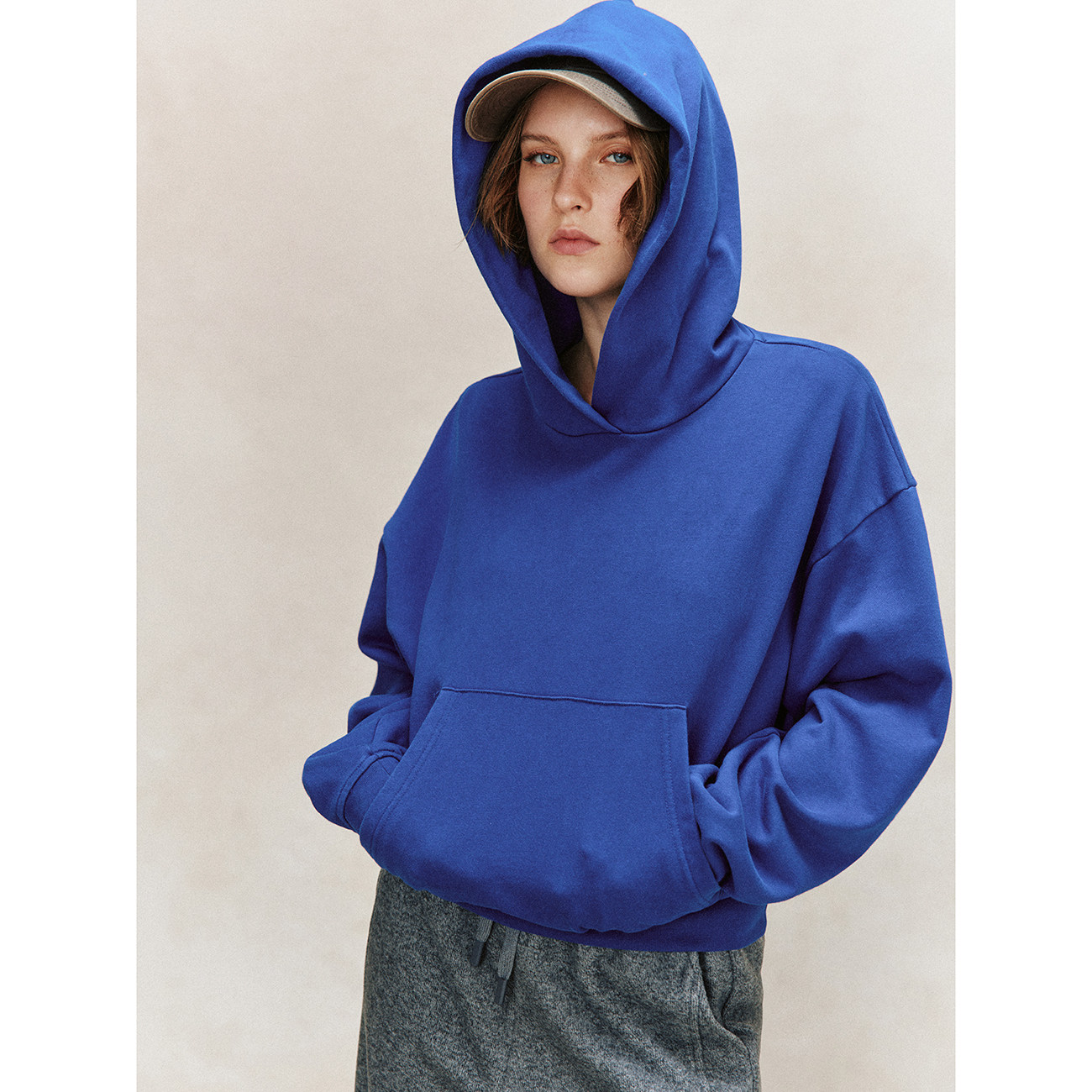 现货【自留】1OO%棉鱼鳞纹毛圈布 高克重连帽落肩宽松显瘦卫衣女,女装/女士精品,卫衣/绒衫,淘宝优惠券,粉丝福利购,淘宝优惠卷