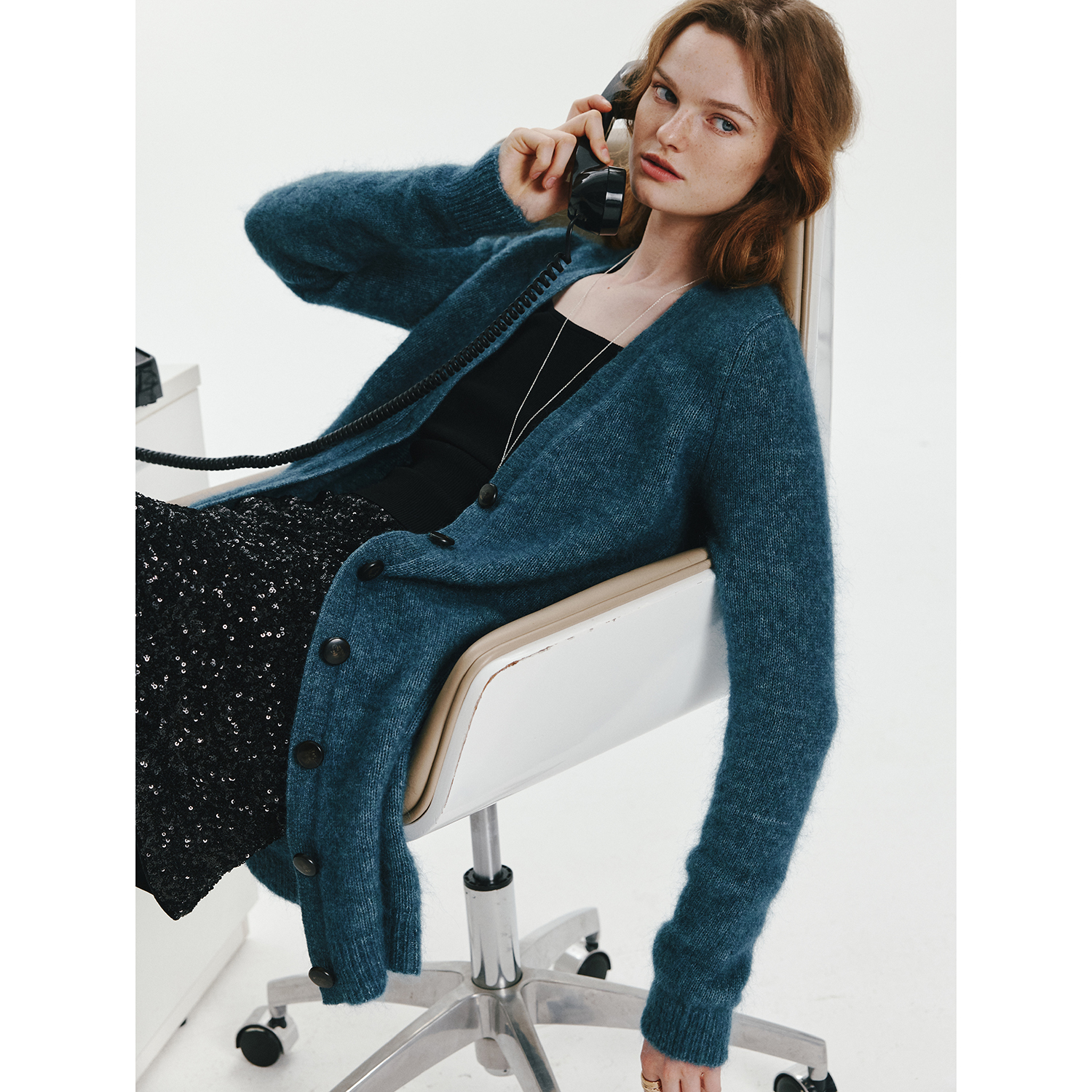 温暖舒适baby马海毛长款显高显瘦