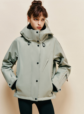 【放逐山野】防水压胶技术 户外运动休闲连帽防风冲锋衣夹克外套