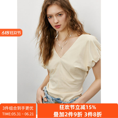 高级感别致简约百搭气质上衣