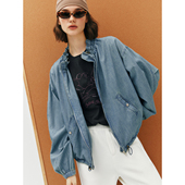 花边领宽松阔形感短款 法式 钱布雷布 夹克外套女 告别厚重感