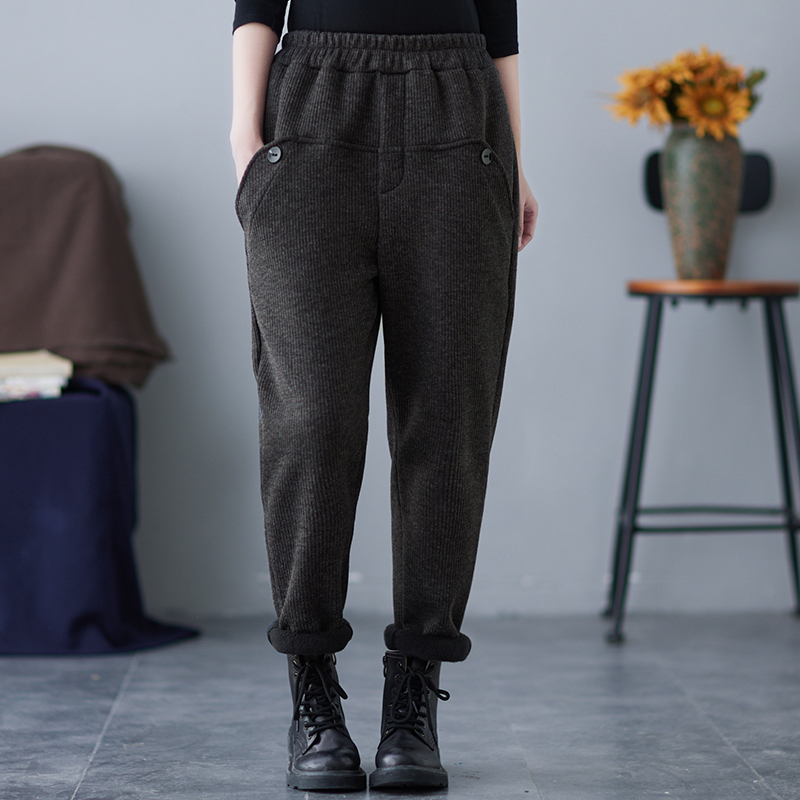 Autumn and winter 2009: fat, loose, thin, plush and thickened casual harem Capris