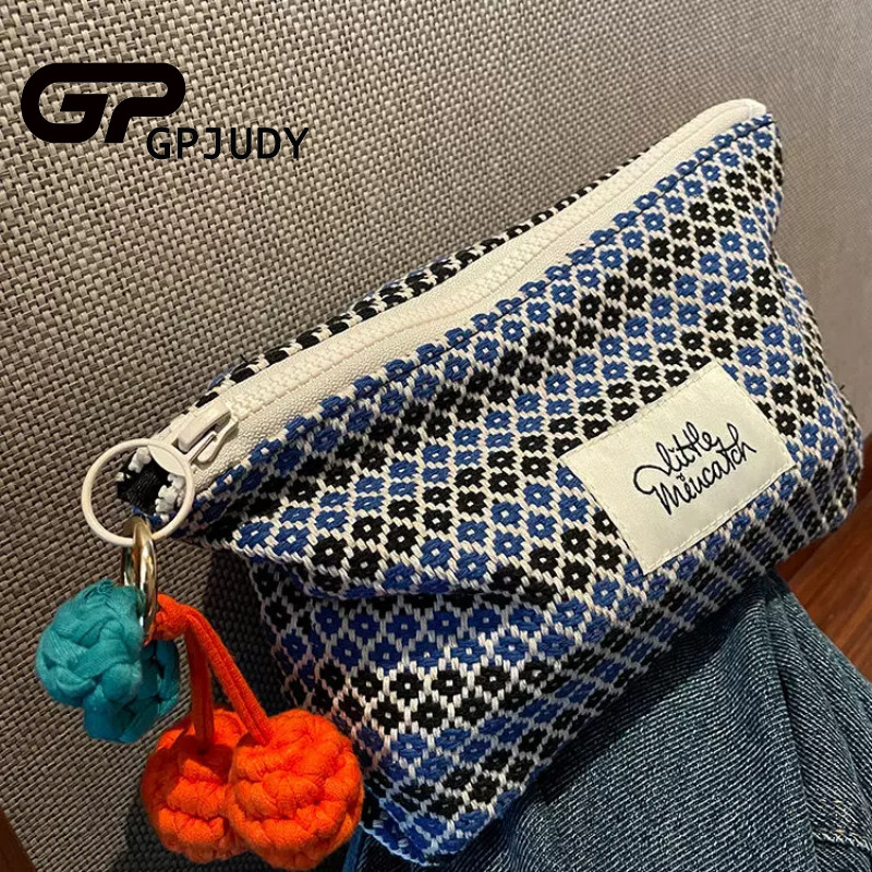 日本GP樱桃挂饰化妆包复古