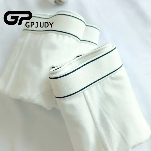 日本男士纯棉内裤男生白