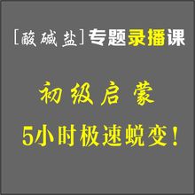 酸碱盐启蒙录播课10节经典5小时