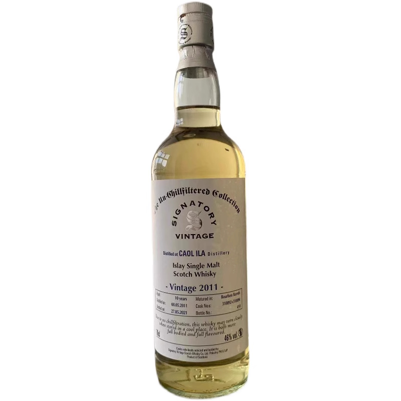 圣弗力 卡尔里拉 10年CAOL ILA 2011波本桶单一麦芽苏格兰威士忌