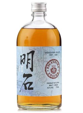 进口洋酒 日本AKASHI明石信蓝标威士忌 烈酒 蒸馏酒 700ml