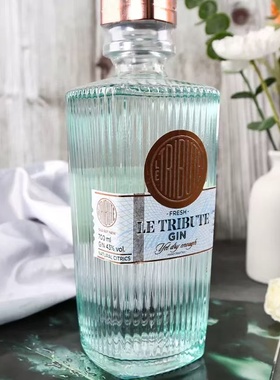 西班牙进口洋酒 献礼金酒(蒸馏酒) 杜松子酒LE TRIBUTE GIN 700ml