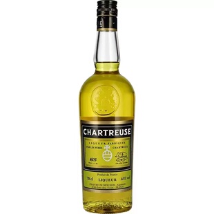 查特黄利口酒 黄香甜酒荨麻酒配制酒 Chartreuse Liqueur法国洋酒