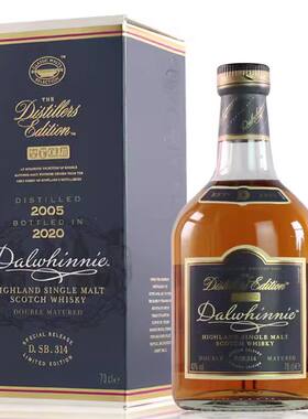 原装进口洋酒DALWHINNIE 达尔维尼DE酒厂单一麦芽苏格兰威士忌