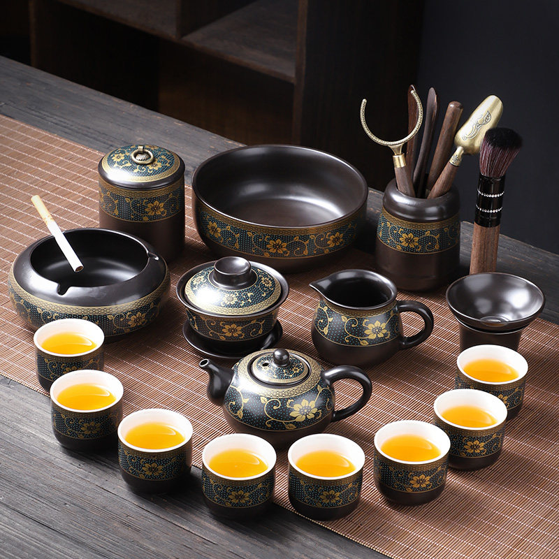 陶瓷中式办公室会客用品功夫茶具