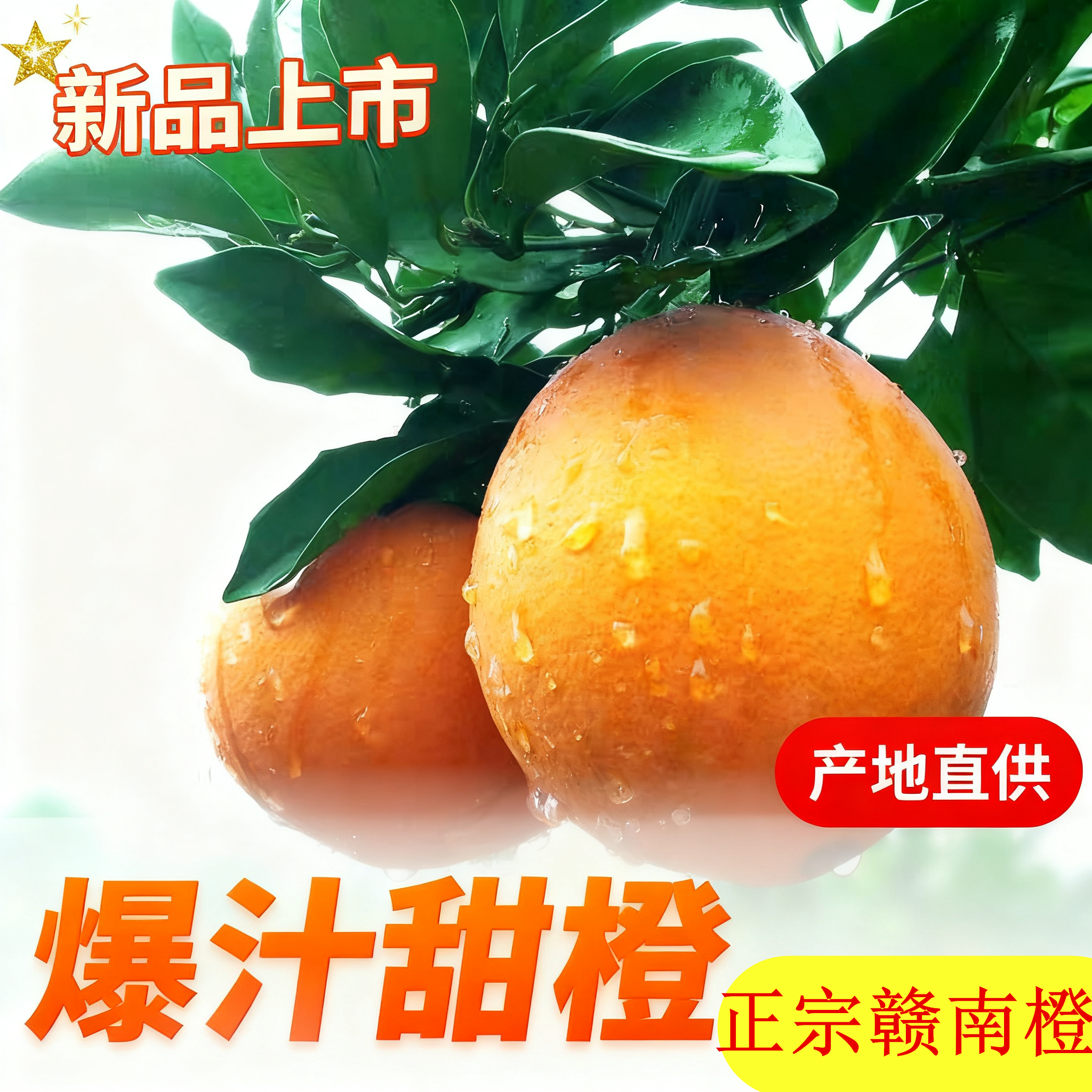 冰甜多汁，赣南脐橙产地果农直发