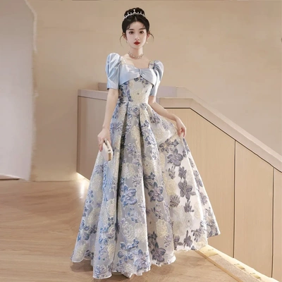 法式晚礼服成人礼女生端轻奢小众