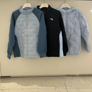 安踏儿童24秋冬季新款男大童炽热科技密暖绒轻薄羽绒服352447907