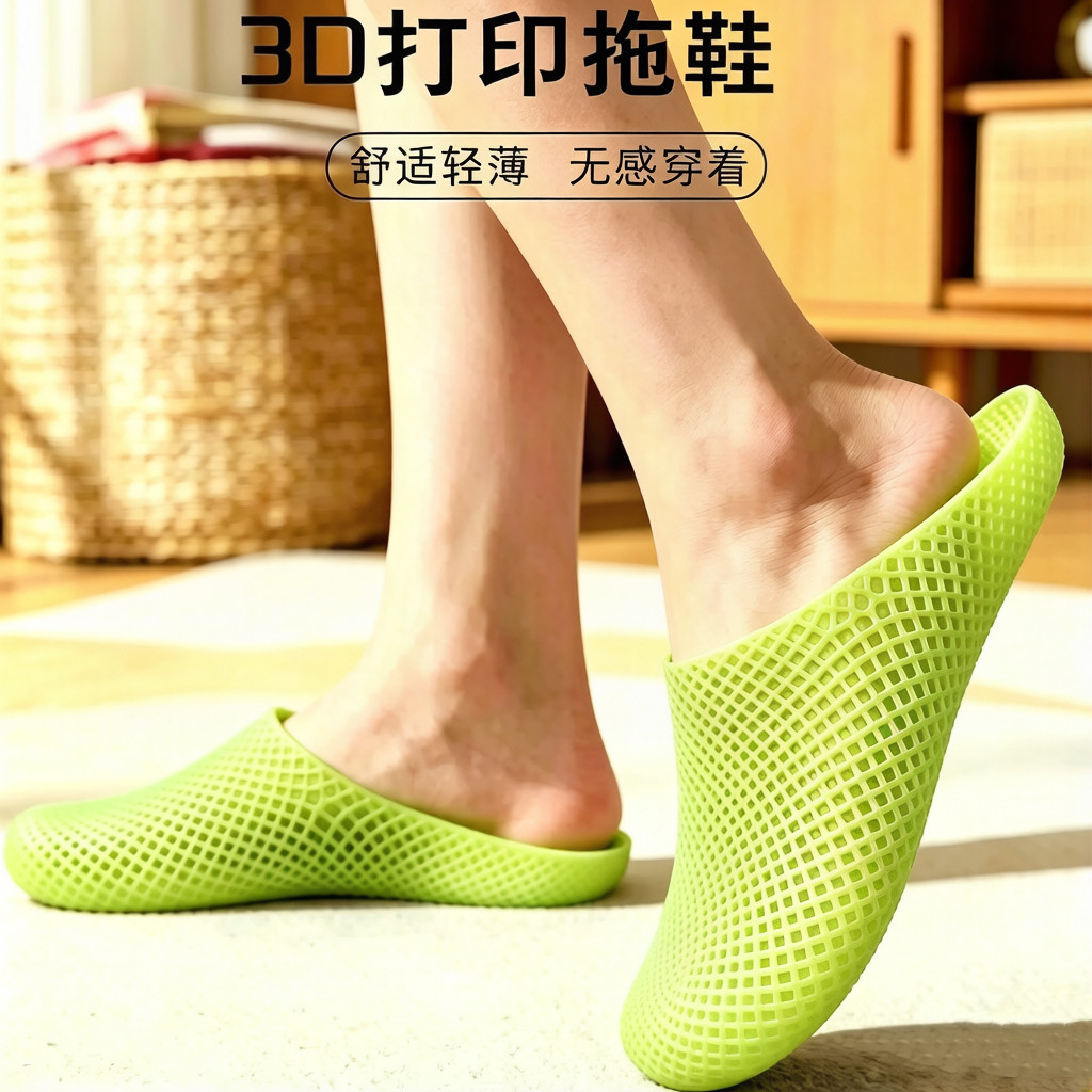3D打印拖鞋高档轻奢云感轻便舒适图片