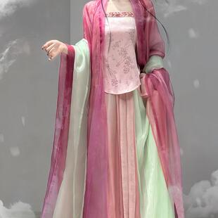 肚兜一片式 柳汀居汉服 衫 大袖 下裙 无极倾城