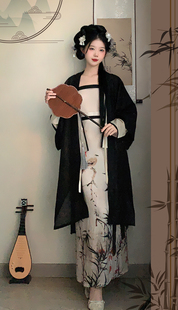 【画屏】柳汀居汉服 长干寺 飞机袖 旋裙 日常汉服秋