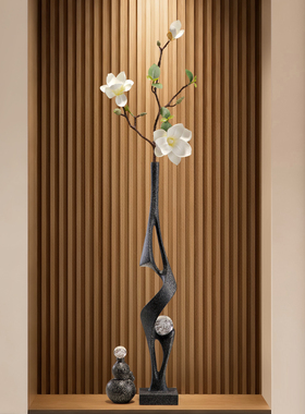 玄关入户细长雅致花瓶摆件
