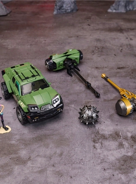 变形玩具 阿帕奇APC 愣头青隔板 巨人战锤 TFP领袖之证 金刚 模型