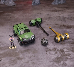 变形玩具 阿帕奇APC 愣头青隔板 巨人战锤 TFP领袖之证 金刚 模型