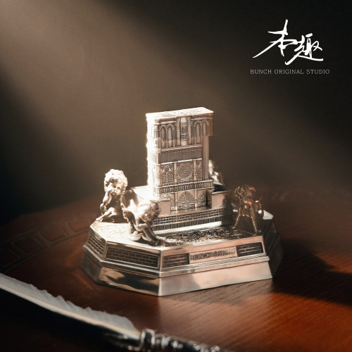 BUNCH【圣邸】高奢限量典藏朗声打火机金属原创充气侧滑点火收藏