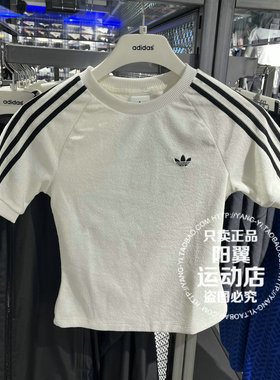 阿迪达斯 三叶草 2026年夏季 女子 休闲 短袖 KD1411