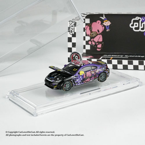BMC 1:64 丰田GR86 X 日本暴力熊 #17托马斯 澳门GP 合金汽车模型
