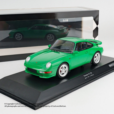 MINICHAMPS 1:18 保时捷 911 RS 993 1994 绿色 合金汽车模型