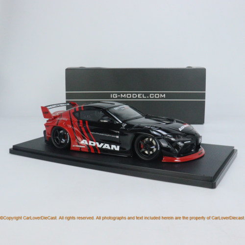 IG 1:18 丰田 LB-WORKS Toyota Supra A90 黑红配色 树脂汽车模型