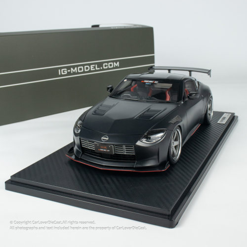 IG 1:18 TOP SECRET Fairlady Z RZ34 哑光黑 树脂汽车模型