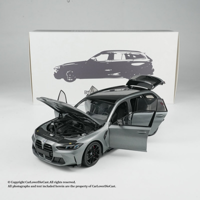 MINICHAMPS 1:18 宝马 M3 TOURING 2024 MATT 合金汽车模型