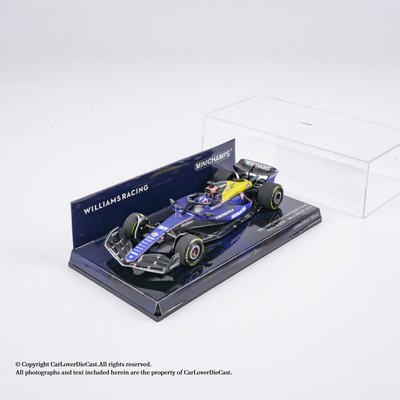 MINICHAMPS 1:43 威廉姆斯F1 FW46 #23 阿尔本 2024 树脂汽车模型