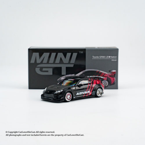 MINIGT 1173 丰田 Toyota GR86 LB Advan 汽车模型