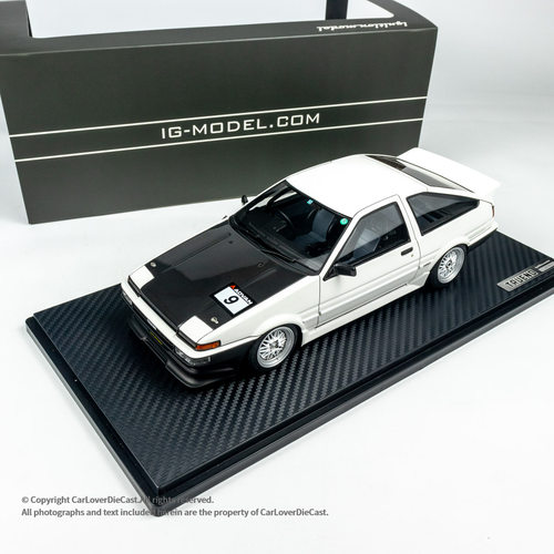 IG 1:18 丰田AE86 Sprinter Trueno 三门 TK-Street 树脂汽车模型