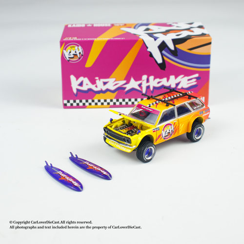 Kaido House×MINIGT Datsun510 瓦罐 4×4 海岛 V1 合金汽车模型